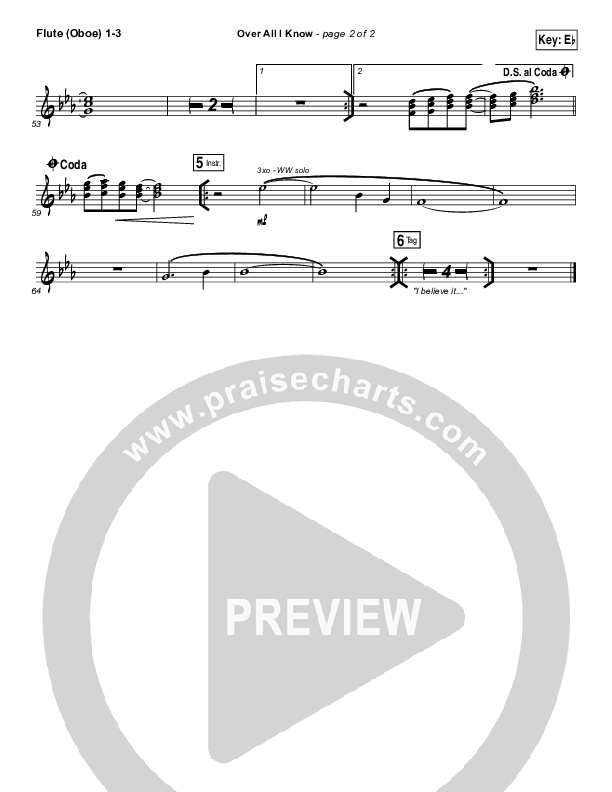 Over All I Know Wind Pack (Vertical Worship)