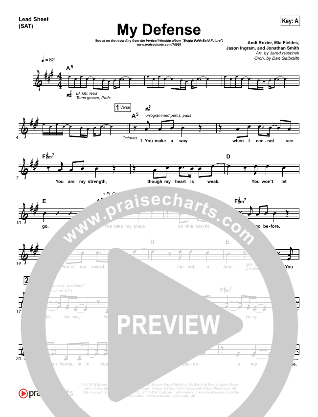 My Defense Lead Sheet Sat Vertical Worship Praisecharts Vertical worship over all i know live at the planetarium. praisecharts