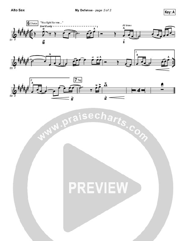 My Defense Alto Sax (Vertical Worship)