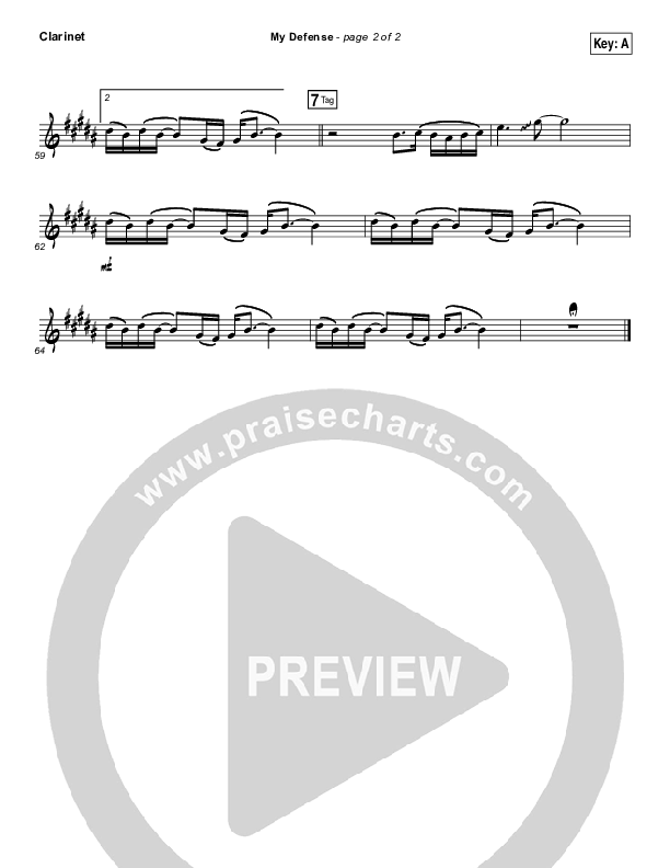 My Defense Clarinet (Vertical Worship)