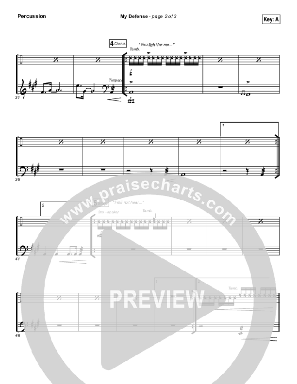 My Defense Percussion (Vertical Worship)