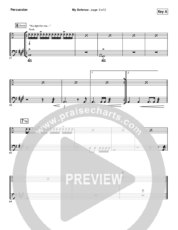 My Defense Percussion (Vertical Worship)