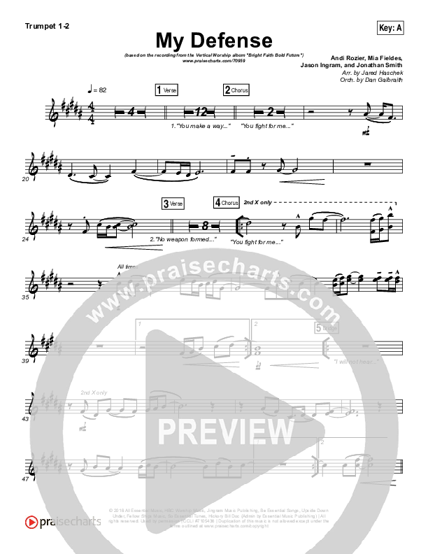 My Defense Trumpet 1,2 (Vertical Worship)