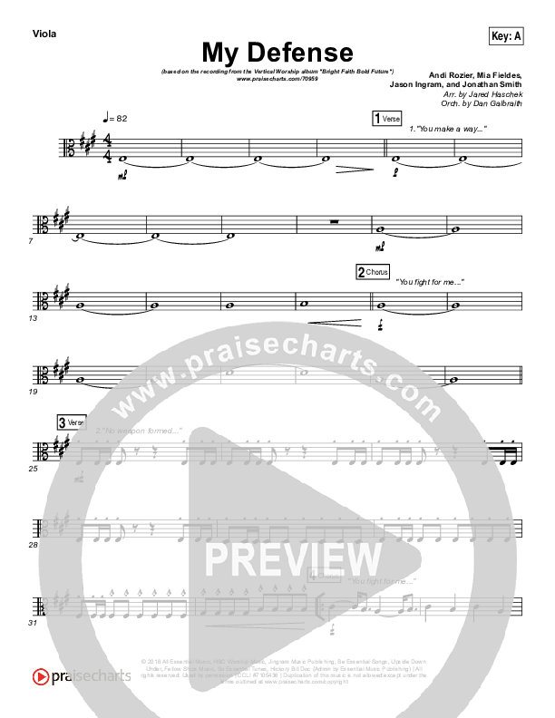 My Defense Viola (Vertical Worship)