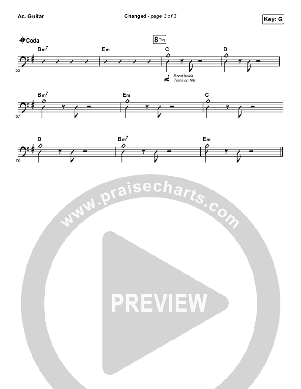 Changed Acoustic Guitar (Jordan Feliz)