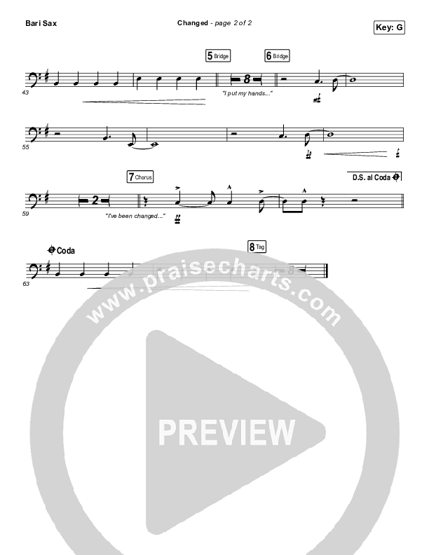 Changed Bari Sax (Jordan Feliz)