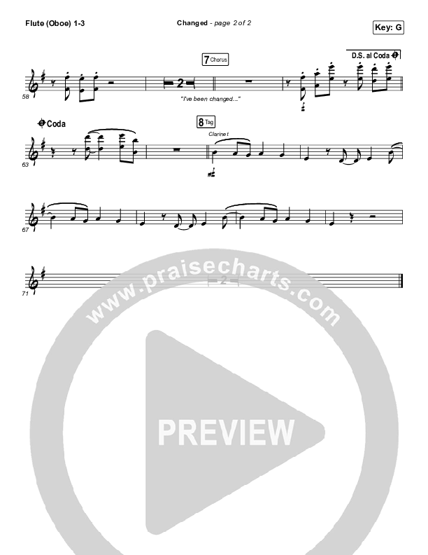 Changed Flute/Oboe 1/2/3 (Jordan Feliz)
