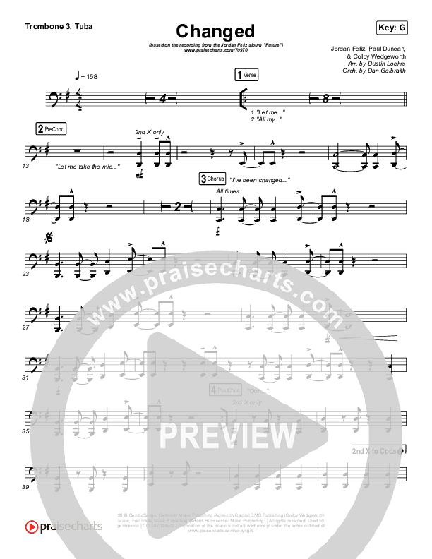 Changed Trombone 3/Tuba (Jordan Feliz)