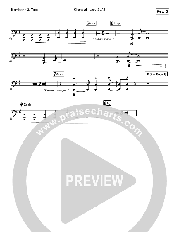 Changed Trombone 3/Tuba (Jordan Feliz)