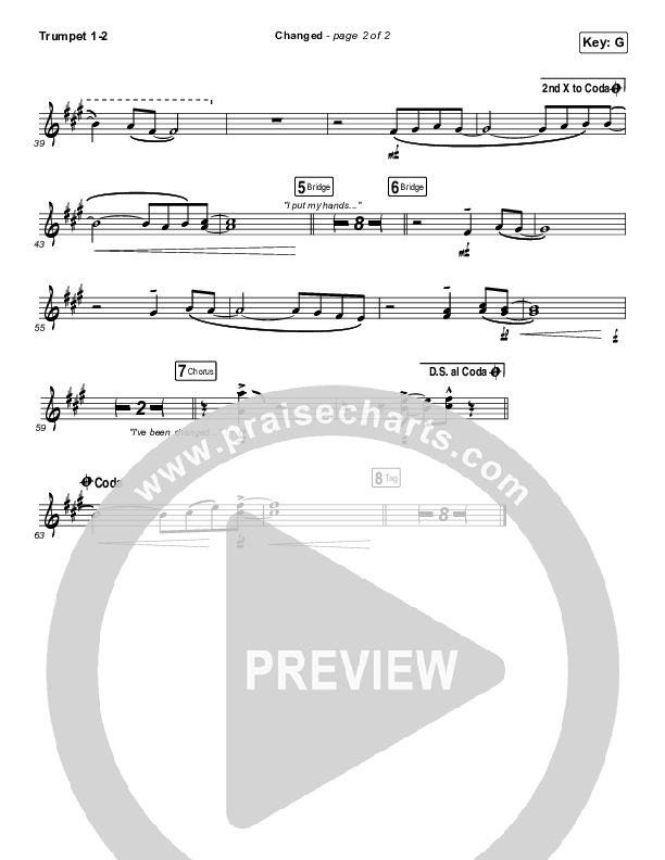 Changed Trumpet 1,2 (Jordan Feliz)