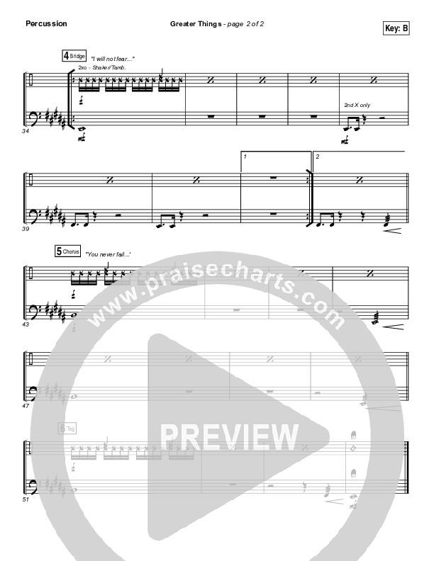 Greater Things Percussion (Mack Brock)