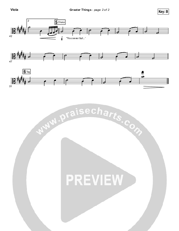 Greater Things Viola (Mack Brock)