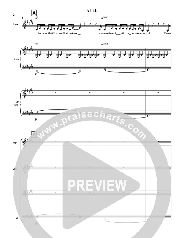 Still Conductor's Score (Hillary Scott)