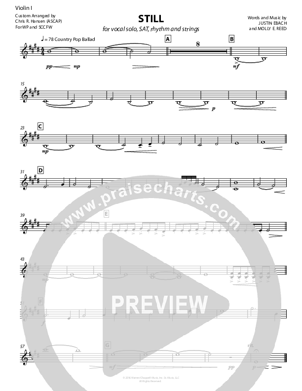 Still Violin 1 (Hillary Scott)