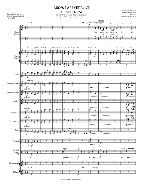 And We Are Yet Alive Conductor's Score ()