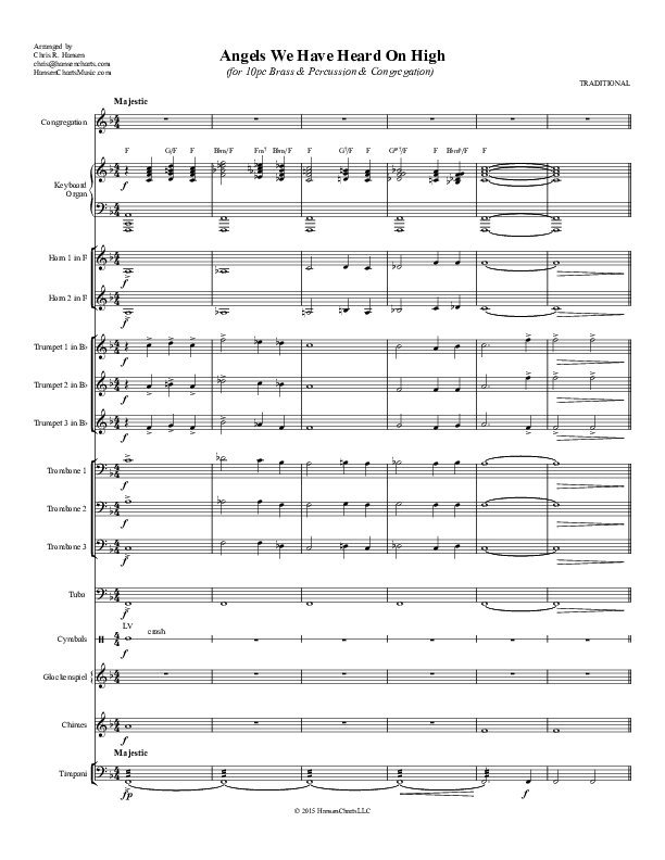 Angels We Have Heard On High Orchestration ()