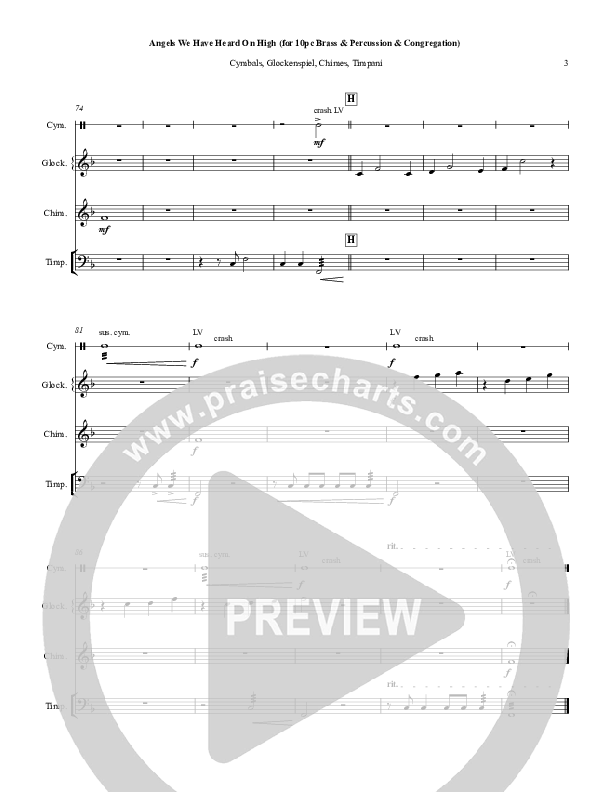 Angels We Have Heard On High Cymbals ()