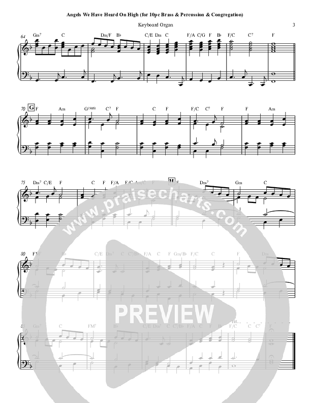 Angels We Have Heard On High Piano Sheet ()