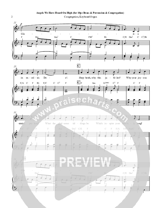 Angels We Have Heard On High Piano/Vocal ()