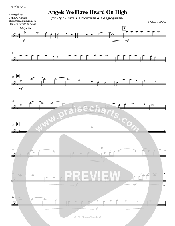 Angels We Have Heard On High Trombone 2 ()