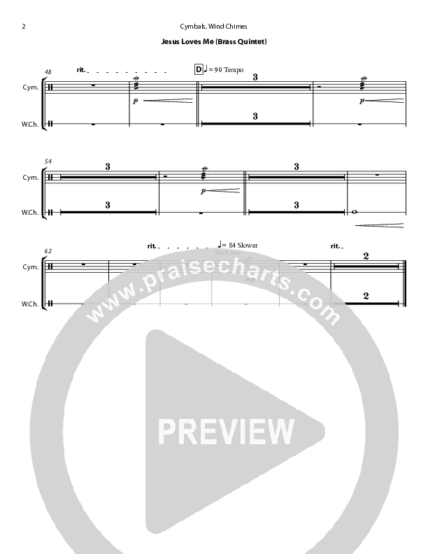 Jesus Loves Me Cymbals (Chris Hansen)