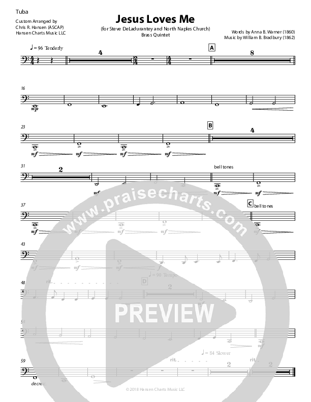 Jesus Loves Me Tuba (Chris Hansen)