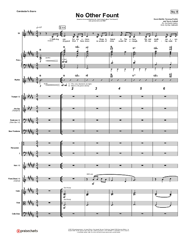 No Other Fount Conductor's Score (Travis Cottrell)