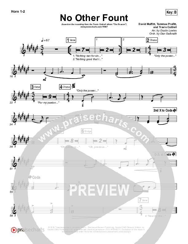 No Other Fount French Horn 1/2 (Travis Cottrell)