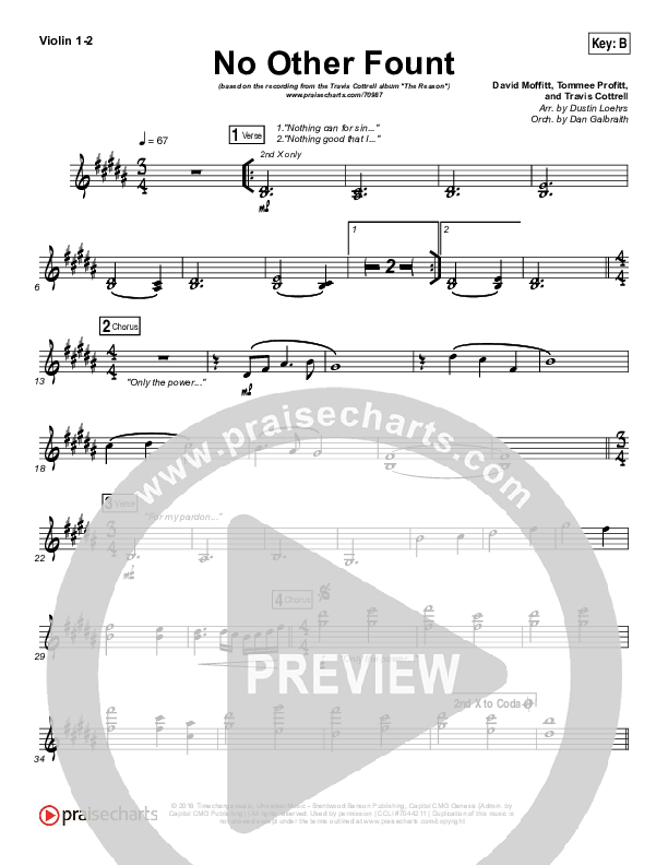 No Other Fount Violin 1/2 (Travis Cottrell)