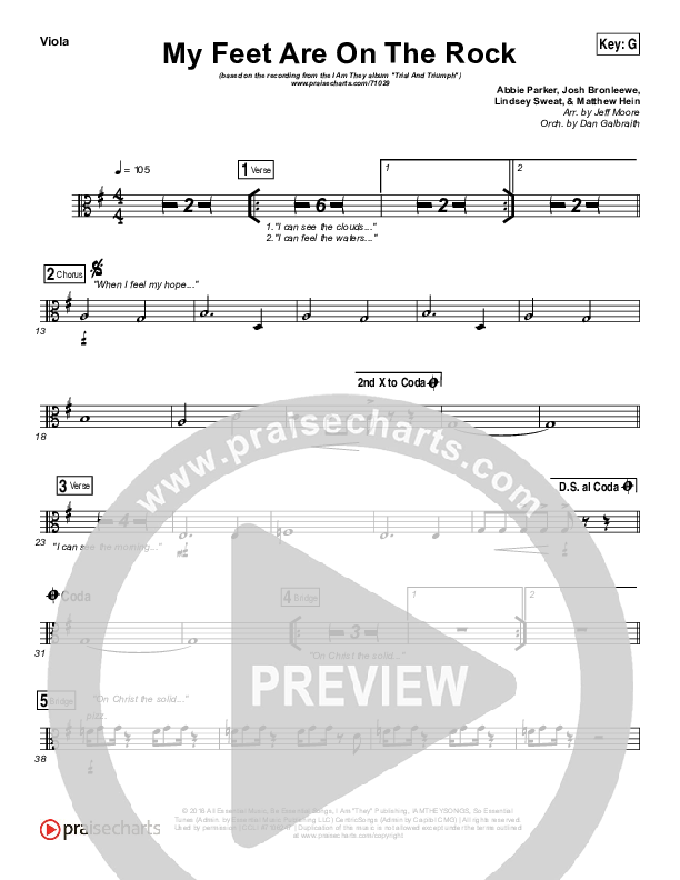 My Feet Are On The Rock Viola (I Am They)