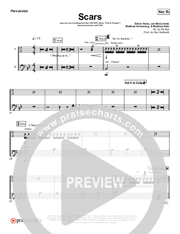 Scars Percussion (I Am They)