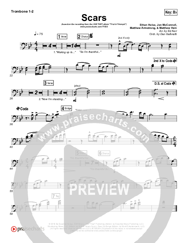 Scars Trombone 1/2 (I Am They)