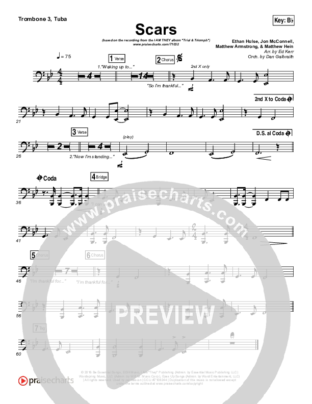 Scars Trombone 3/Tuba (I Am They)