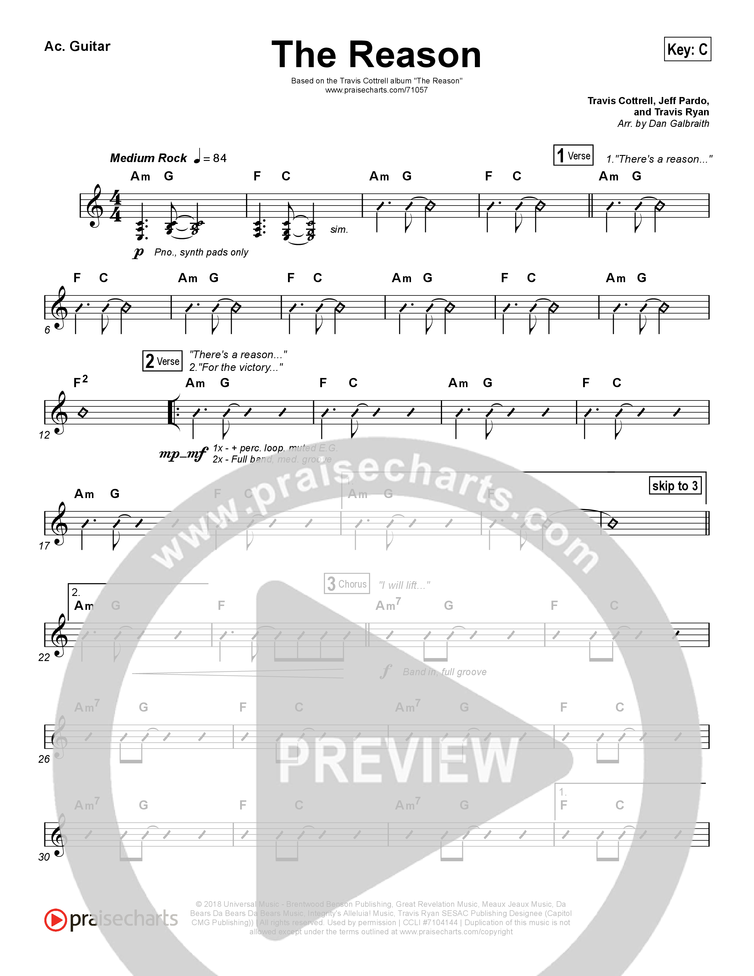 The Reason Acoustic Guitar (Travis Cottrell)