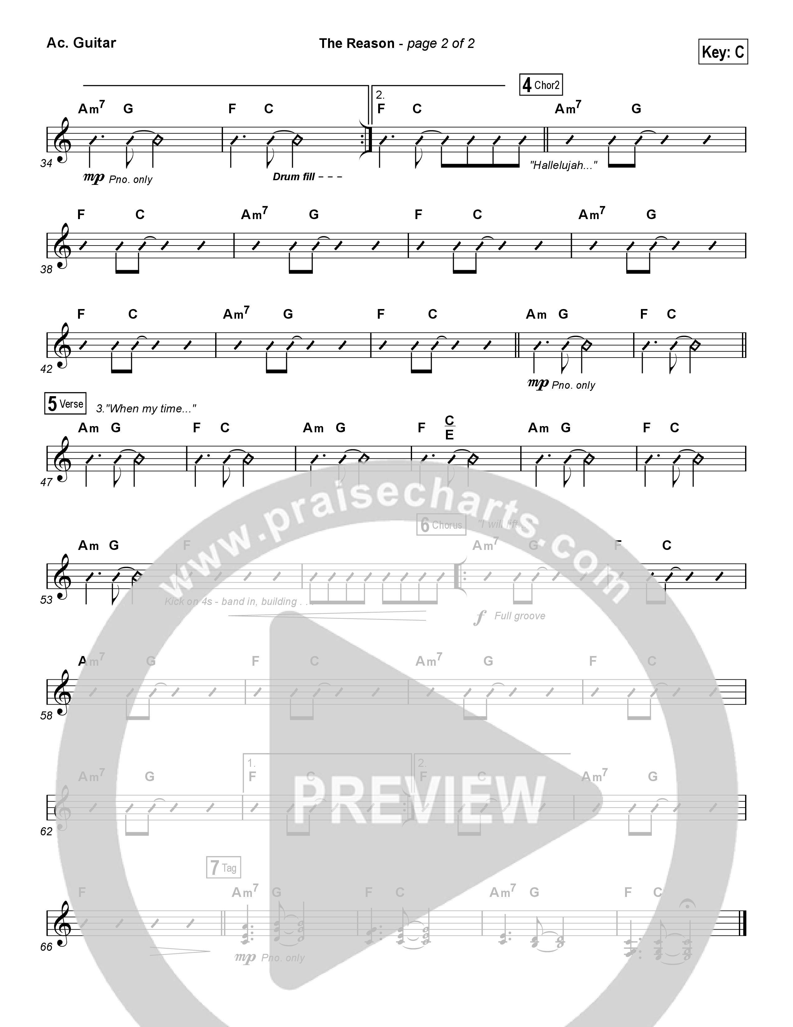 The Reason Acoustic Guitar (Travis Cottrell)