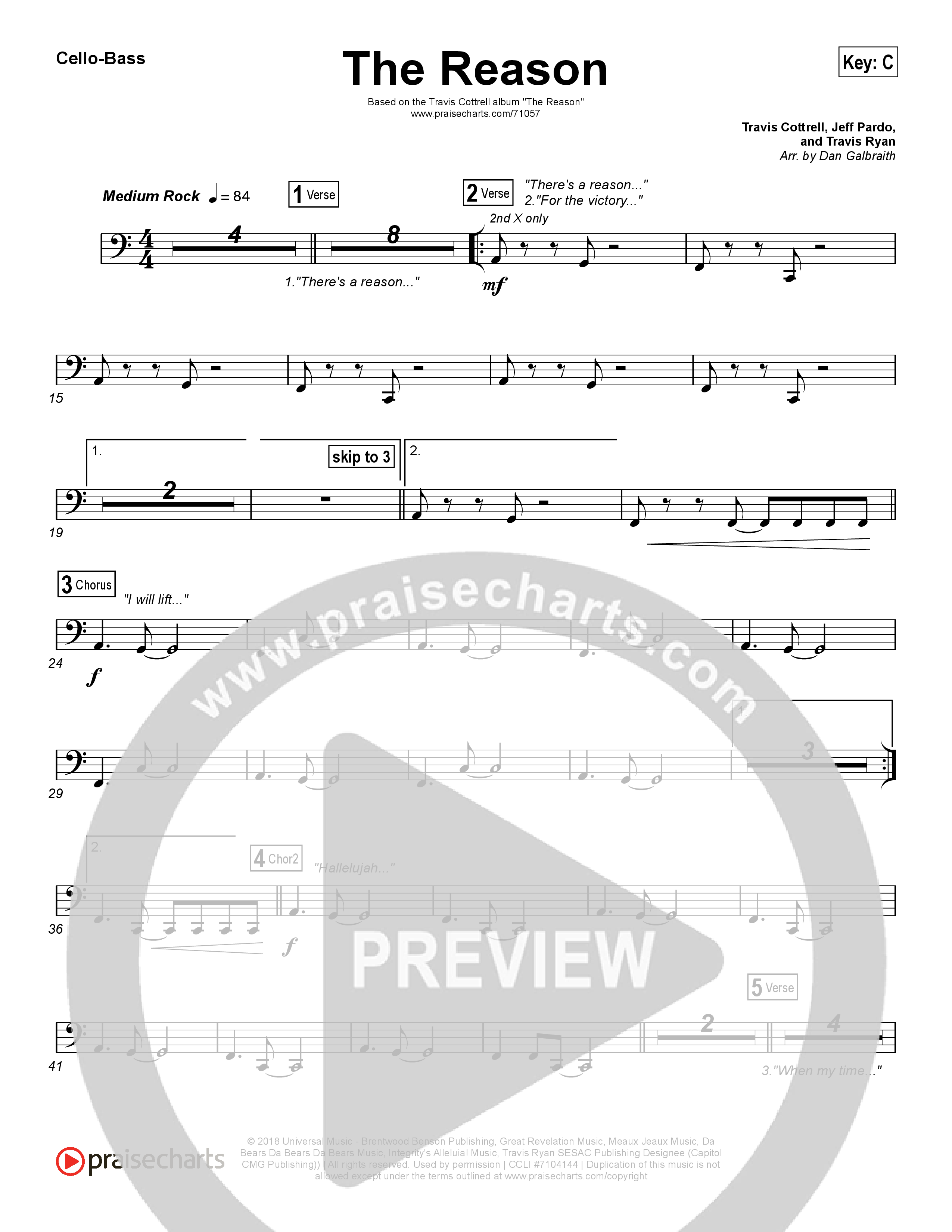 The Reason Cello/Bass (Travis Cottrell)