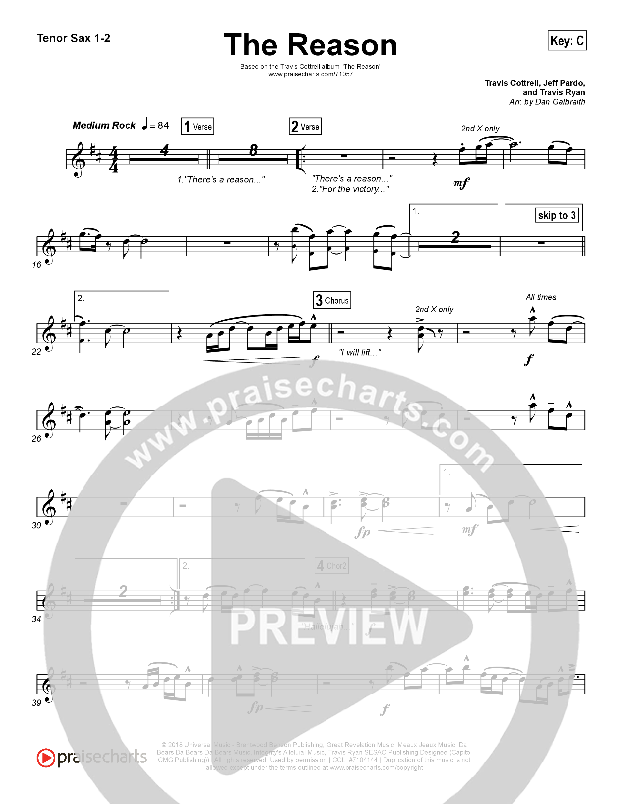 The Reason Tenor Sax 1/2 (Travis Cottrell)