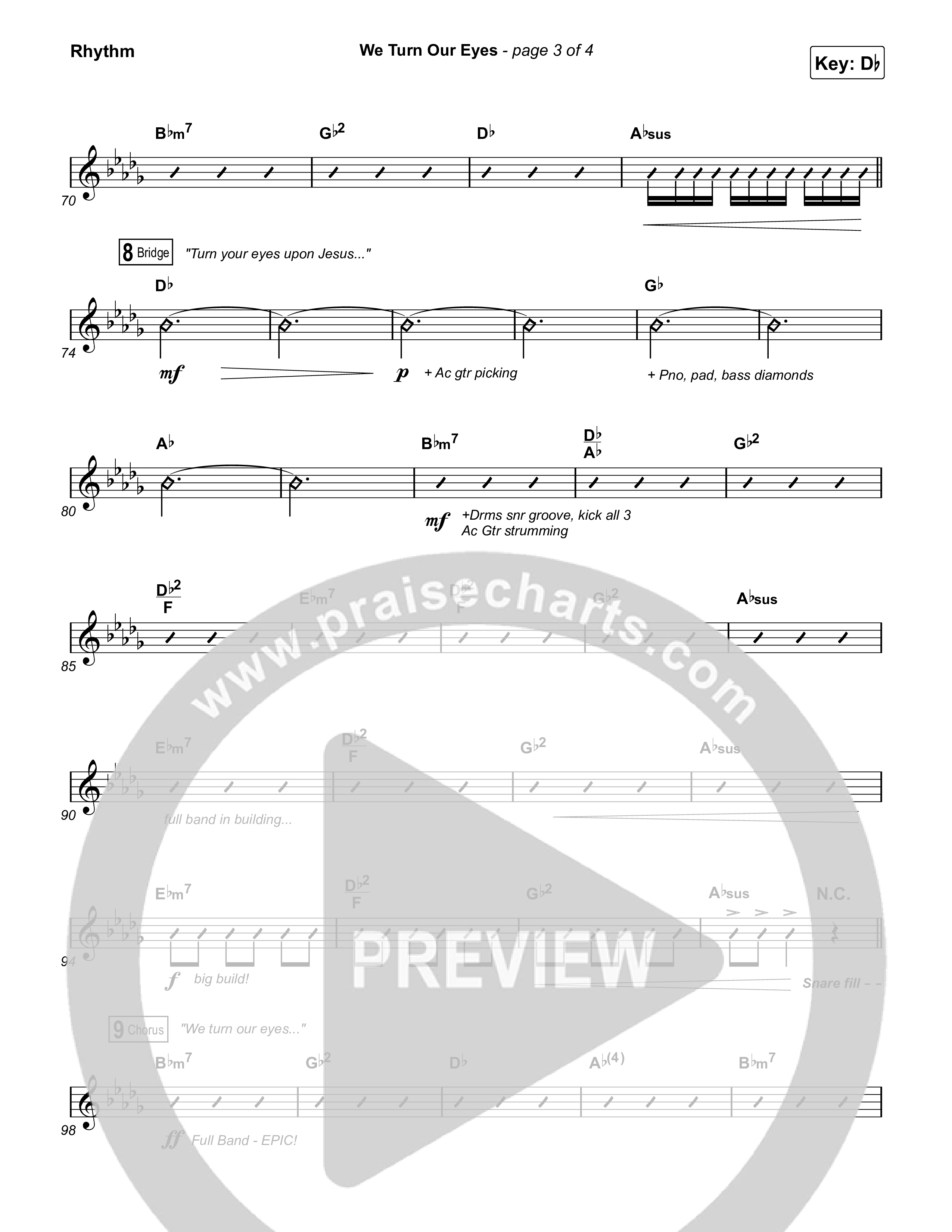 We Turn Our Eyes Rhythm Pack (Travis Cottrell)