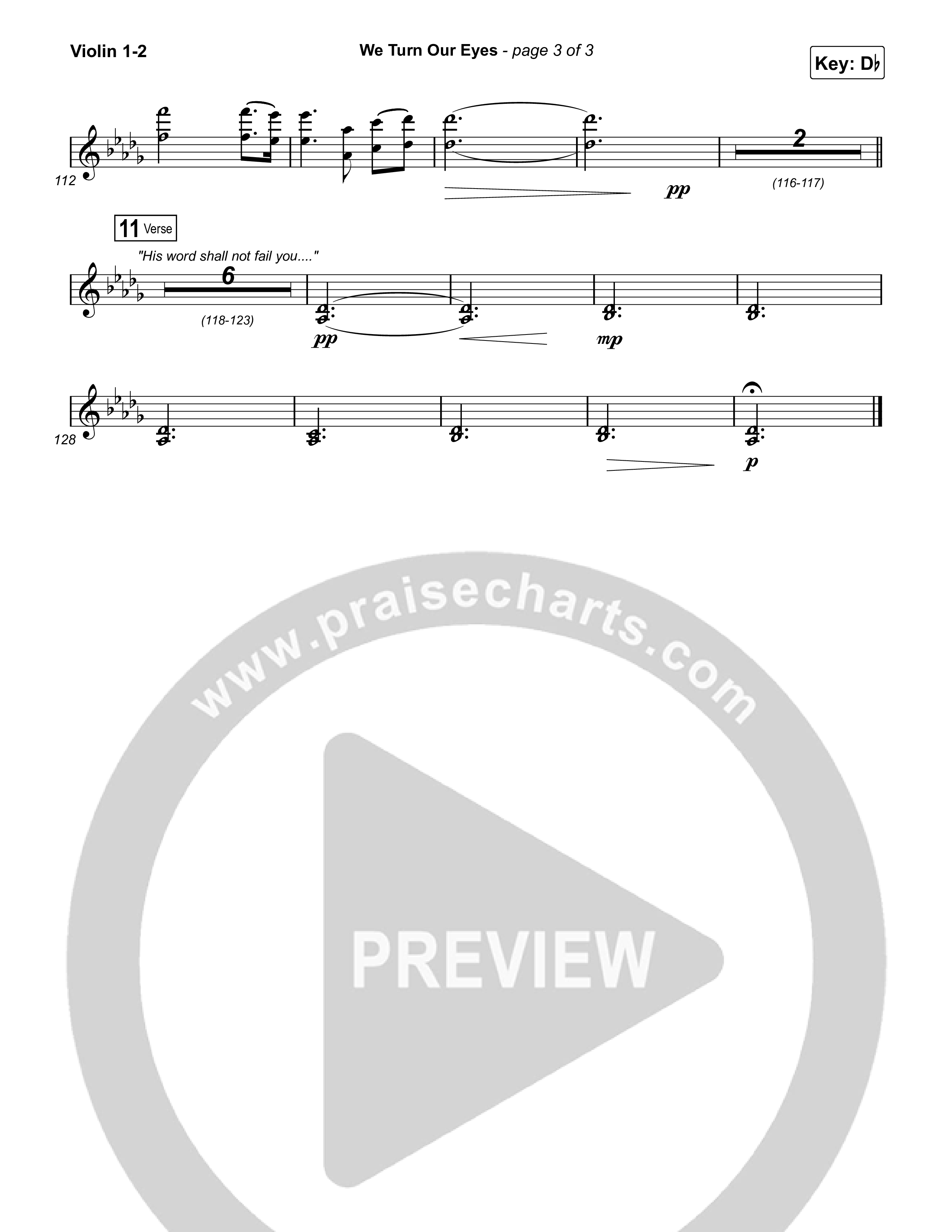 We Turn Our Eyes String Pack (Travis Cottrell)