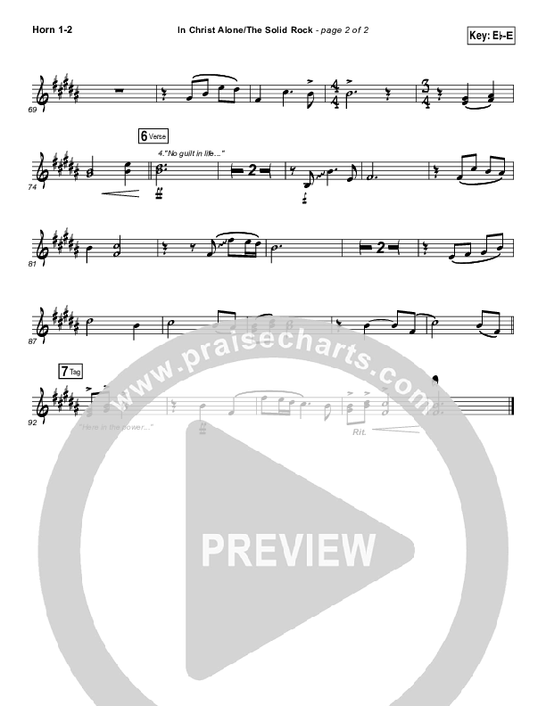 In Christ Alone / Solid Rock (Medley) Brass Pack (Travis Cottrell)