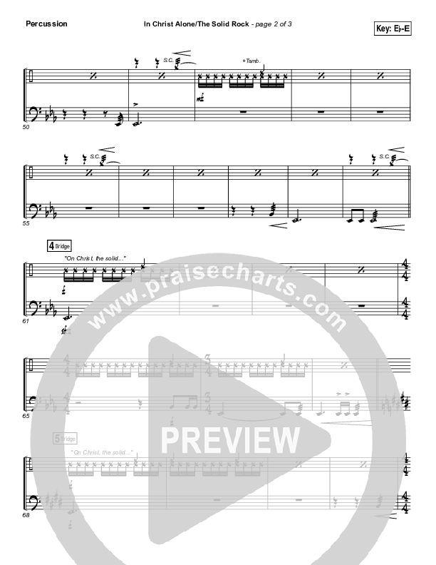 In Christ Alone / Solid Rock (Medley) Percussion (Travis Cottrell)