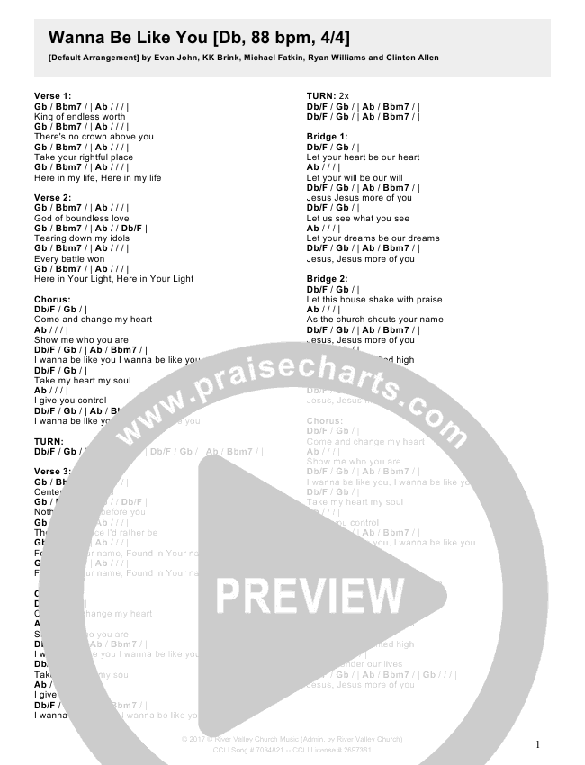 Worship Tutorials Chord Charts