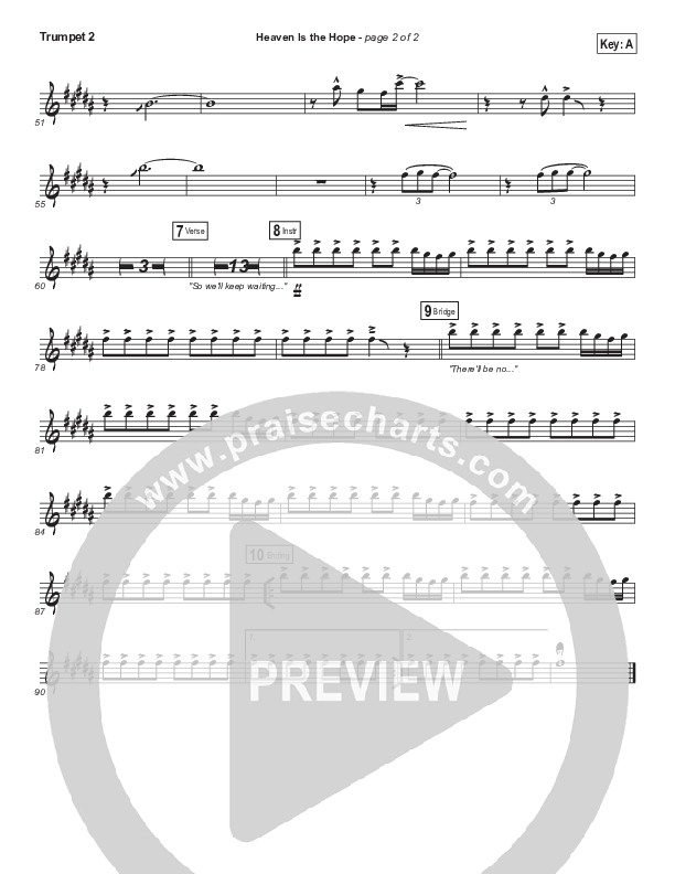 Heaven Is The Hope Trumpet 2 (Matthew West)