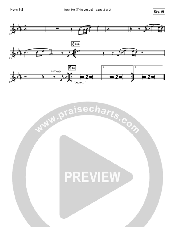 Isn't He (This Jesus) French Horn 1/2 (The Belonging Co)