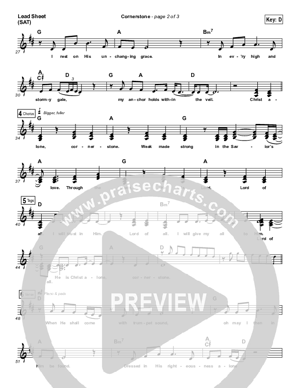 Cornerstone Lead (SAT) (Finding Faith)