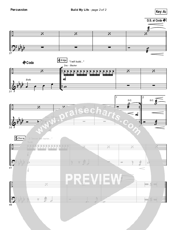 Build My Life Percussion (Pat Barrett)