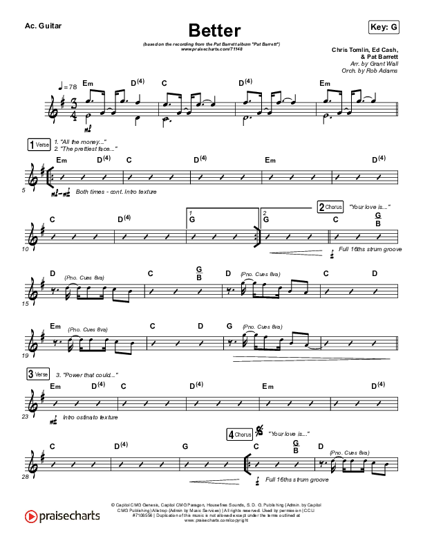 Better Acoustic Guitar (Pat Barrett)