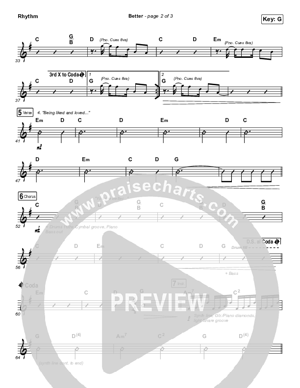 Better Rhythm Chart (Pat Barrett)