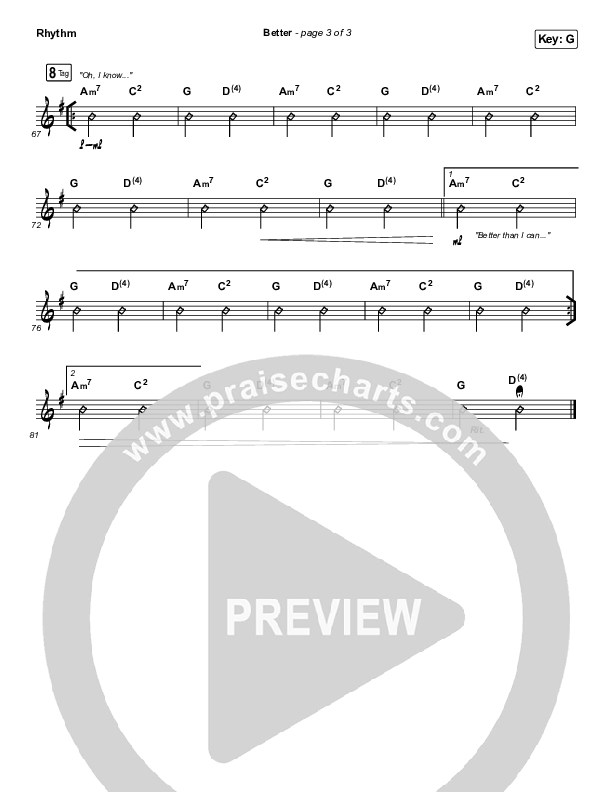 Better Rhythm Chart (Pat Barrett)