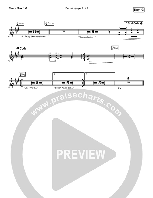 Better Tenor Sax 1/2 (Pat Barrett)